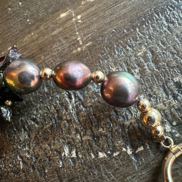 Stunning Vintage Freshwater Pearls, Amethyst & Citrine Necklace - Picture 10 of 14